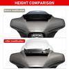 For Harley Touring Street Glide FLHX 24-UP FLHXSE 23-Up FLHXU 25-Up 14" Motorcycle Accessories Windshield Windscreen Clear ABS