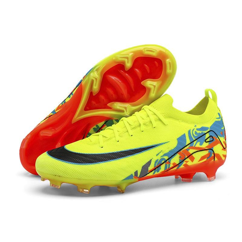 Youth Low-Cut Football Cleats Grass Fields Lightweight Training Soccer Shoes Size 35-45