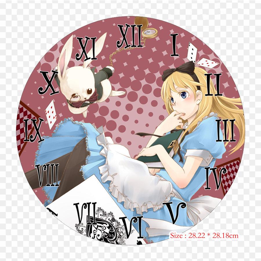 Cartoon Alice Or Alice Anime Iron on Heat Transfer Printing Vinyl Patches Sticker for Clothes DIY Appliques Washable Patches
