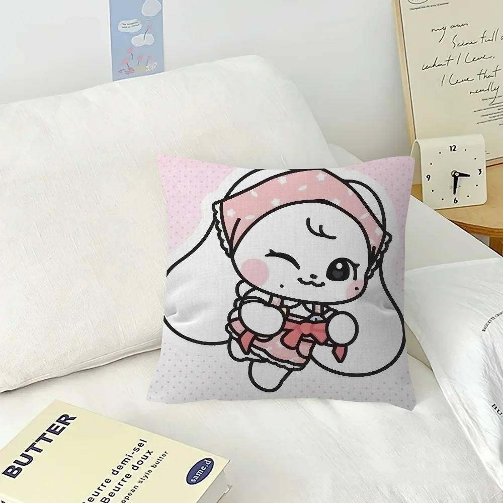Cushion Cover Decorative Pillow Sofa Home Decor case pillow cases Korean idols JJJang Won cute young