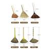 Hand-woven sorghum broom for cleaning outdoor courtyards, palm broom, dustpan, Japanese-style dustpan, power-saving goods (D)