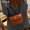 Female Cowhide Luxury Designer Handbags Women's Natural Cow Leather Shoulder Bag Ladies Fashi Small Square Crossbody Bags New