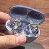 1Pair Butterfly  Decor For Clip On Earbuds Open Ear Accessories Removeable Diy Earphone Decoration