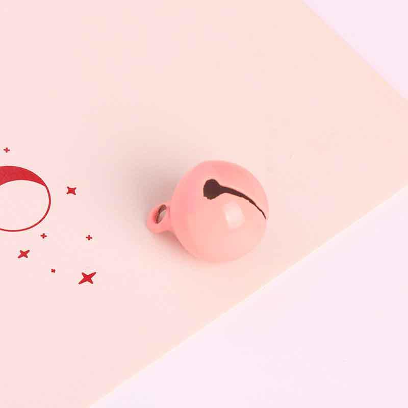 Colorful 14mm Metal Bell Keychains and Christmas Tree Decorations