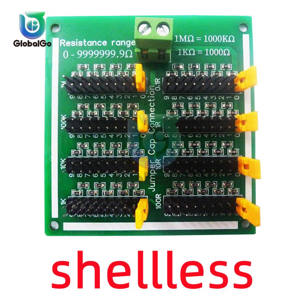 

1R - 9999999R Programmable Resistor Board Adjustable Resistor Slide Resistor 1/2 W SMD Resistance Module Step Accuracy 0.1R
