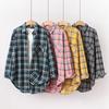 Herfst Los Dames Ruitjeshemd Merk Uitstekende Kwaliteit Blouses en Tops Frisse Casual Design Dames Lange Mouw Shirts
