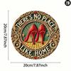 Metal Tin Sign Wall Decor Vintage Wizard Oz Red Heels Art