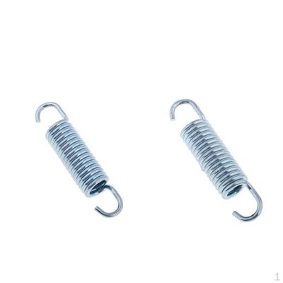 Rostbeständiges und langlebiges Ersatz-Trampolin-Feder-Set 2 Stück - Silber,