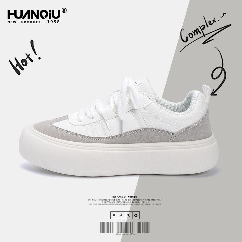 

Мужские весенние туфли Global board shoes ZHQ68220N, новые универсальные маленькие белые туфли, увеличивающие высоту, парусиновые туфли, повседневная спортивная обувь 39