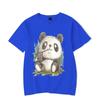 Pandas Vintage T Shirts Men's Clothing Short Sleeve T-shirts Anime Panda Print Tshirts Casual Short Sleeve Tops Shirt Men Tees