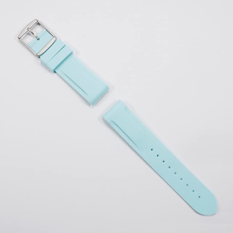 Swatch X Omega Exclusive Rubber Strap with Buckle (Lake Blue)