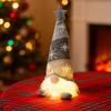 Yousheng Lighted Christmas Gnome Decoration Mini Christmas Plush Gnome Figure Light Up Swedish Tomte Doll for Winter Tabletop Decor