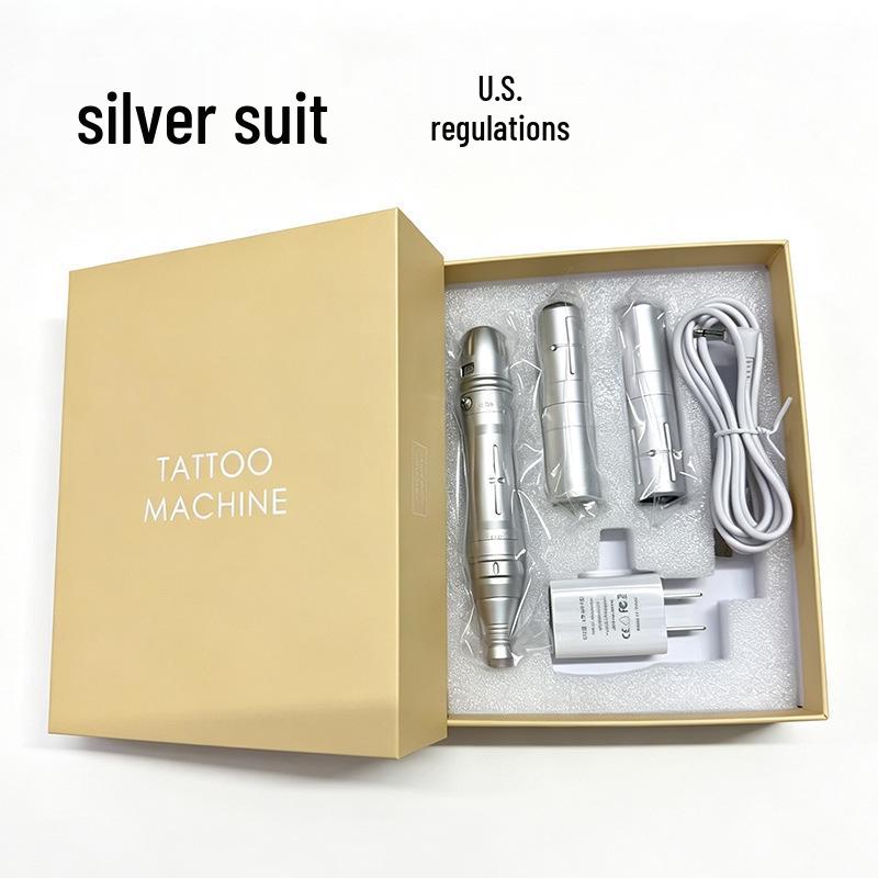 Dual Battery Eyebrow & Lip Embroidery Machine - All-in-One for Eyebrow, Lip, and Eyeliner Tattoos with Mist Effect.