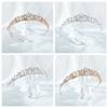 Shimmering Rhinestones Bride Crowns Crystal Lightweight Princess Tiaras Fashion Elegant Queen Crowns Receptions