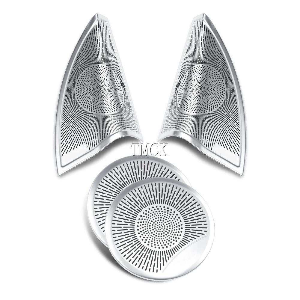 For Mercedes Benz GLE ML GLS GL Class AMG W166 X166 Coupe C292 Car Door Window Triangle Tweeter Audio Speaker Cover Trim Frame KIY7