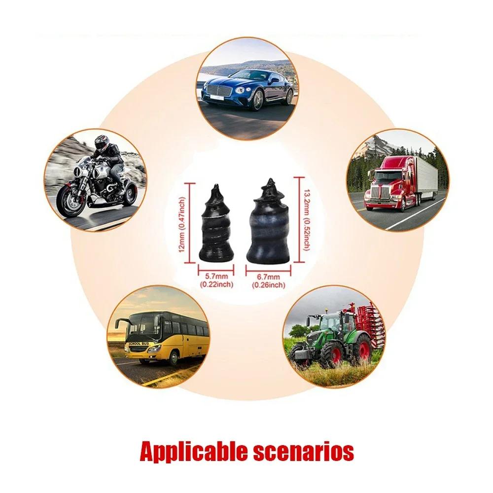 10/20Pcs Car Motorcycle Vacuum Tire Repair Nails Puncture Repairing for Truck Scooter Bike Tyre Rubber Strip Metal Nails Amagi