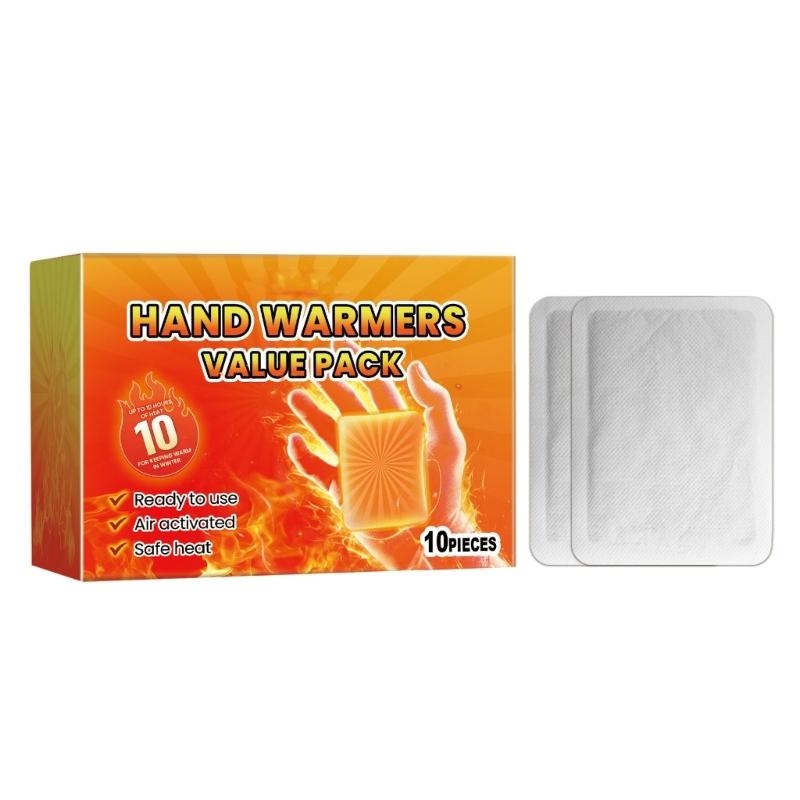 10Pcs Portable Babies Foot Warmers Self heating Pad Body Warmers Stickers Feet Warm Pad Heat Pack Warm Body Patches 1