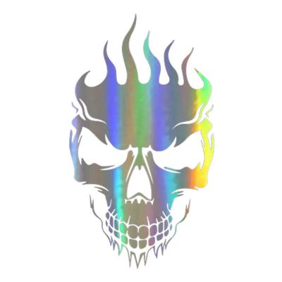 SOUFLY Totenkopf Aufkleber für LKW, Gothic Totenkopf Sticker für Auto - Vista Print Reflektierend