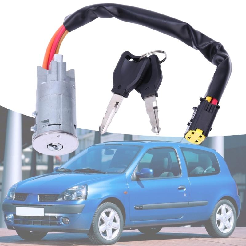 Ignitions Key Switches Assembly with Attached Harness Leads and Terminal Ends, Replaces 7701469419 with No Wire Changes or Added Adapter Harness