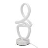 Spiral Desk Lamp LED Bedside Table Lamp with 3 Color Temperatures USB Powered Modern Night Light for Bedroom Office