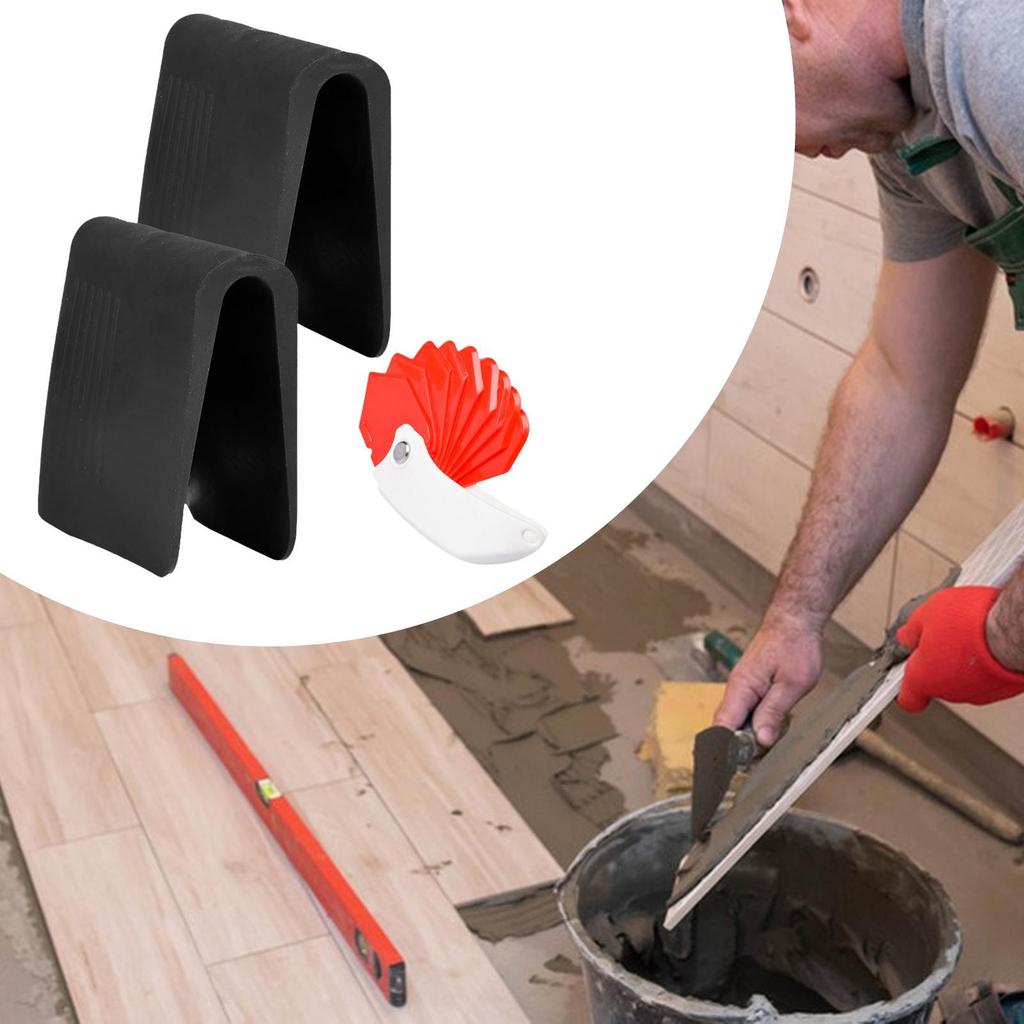 2 Pieces Caulking Finisher Grout Edge Sealing Effortless Flooring Seam Finishing Tools for Smooth