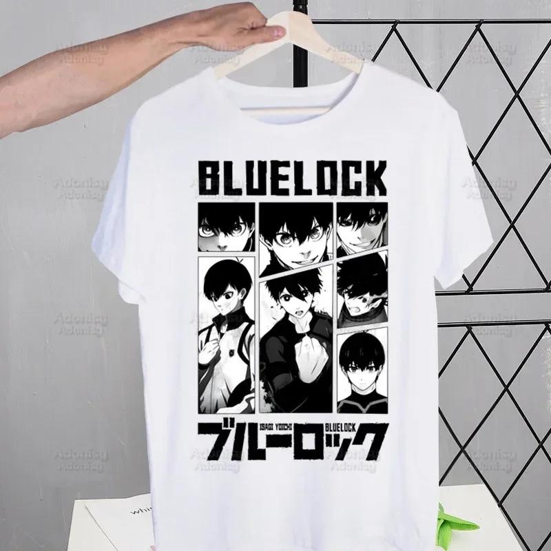 BLUE LOCK Isagi Yoichi T-Shirt Herren Tops T-Shirts Harajuku Seishiro Nagi Meguru Bachira T-Shirt Streetwear Hip Hop Herren T-Shirts