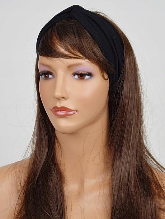 Black Bamboo Headband for Women - Shaped for Spring/Summer