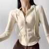 Maillard Women's Long-Sleeve Slim Hooded Jacket - Trendy Autumn/Winter Sportswear