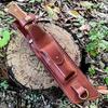 Convenient Leather Sheath with Crossbody Strap, Portable Knife Sheath for Fixed Blade Knife, Easy To Carry Most Straight Knives