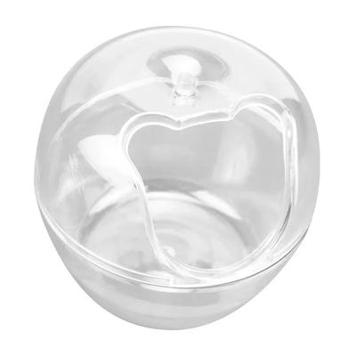 Chomik Zwierzak Przezroczysta Plastikowa Toaleta Piaskowa Miska Łazienka Zmiana I Mycie Tymczasowe Przechowywanie Miniaturowy Domek Żółwia Łatwy Do Czyszczenia