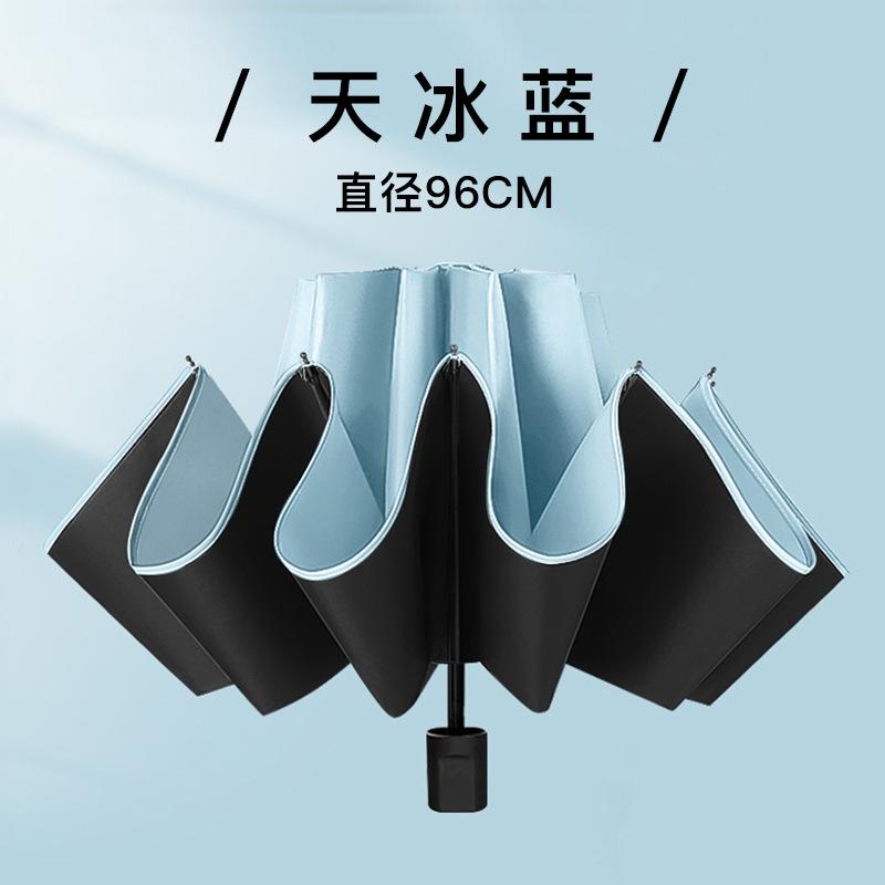 Extra-Large Manual Umbrella Extra-Wide Extra-Thick Reinforced All-Weather Umbrella for Women—Folding Sunshade