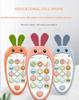 Baby Girls Boys Cartoon Radish Simulation Mobile Phone Toy Children Music Early Education Story Machine Bilingual Learning Toy
