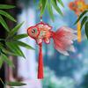 Tassel New Year Koi Fish Decoration Good Fortune LED Hanging Ornaments  Living Room