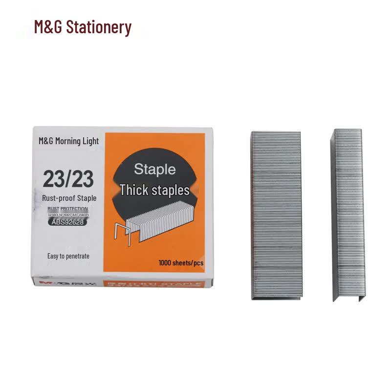 M&G Heavy-Duty Anti-Rust 23/23 Staples (5-Box Pack)