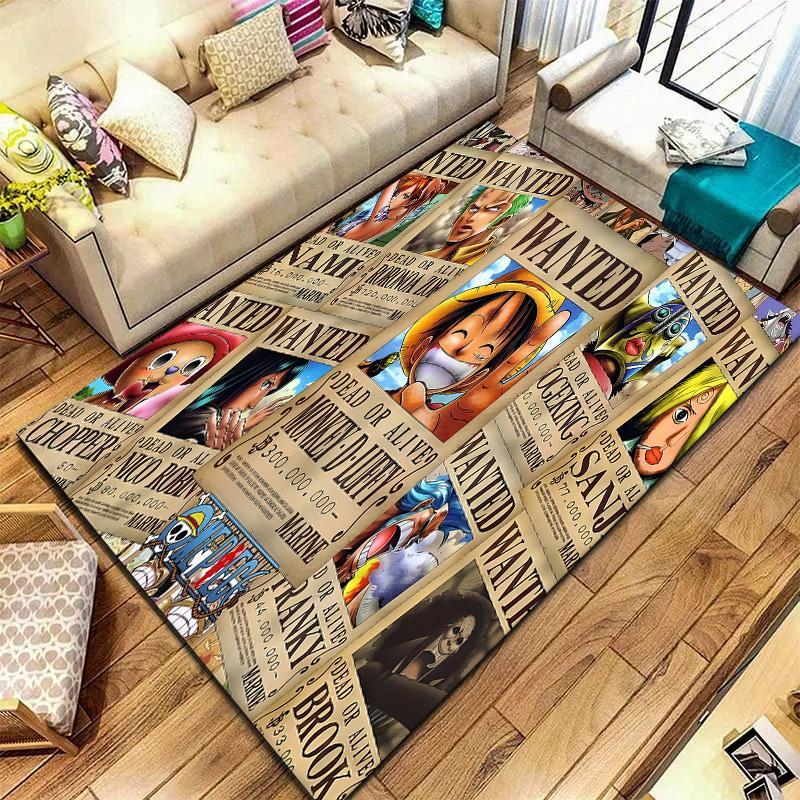 Anime One Piece Carpet Rug For Living Room Bedroom Home Sofa Decoration,kids Play Nonslip Floor Mat