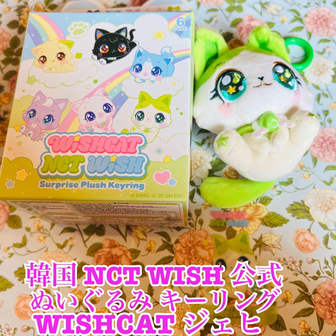 [USED] Official Korean NCTWISH WISHCAT Plush Keyring Jaehee