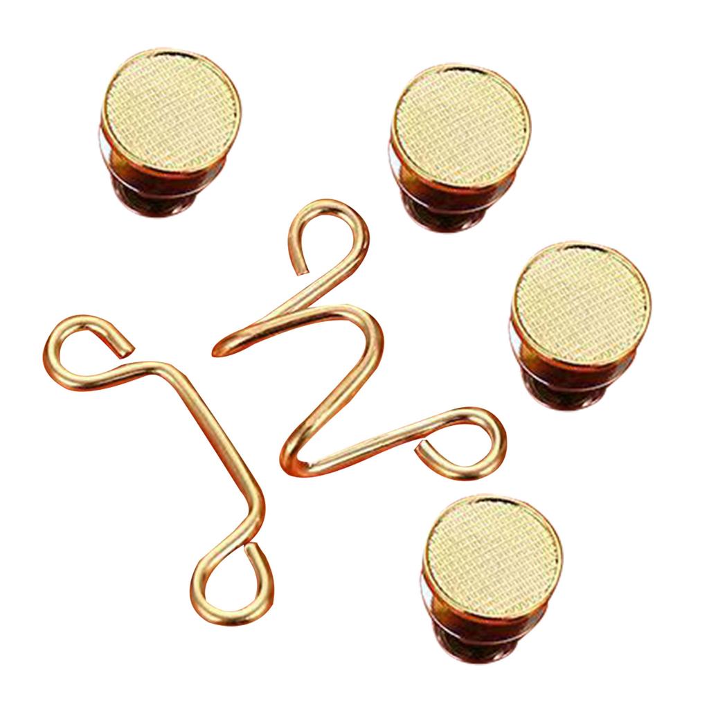 Metal Tighten Waist Brooches Buckle Pins Waist Clip Adjustable Snap Button For Pants Detachable Clothing Accessories