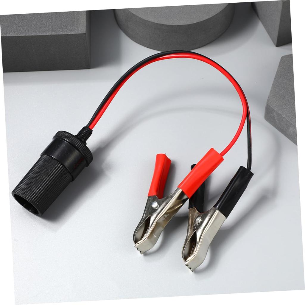 Happyyami Dual Outlet Adapter Durable Extension Cable Cigarette Lighter