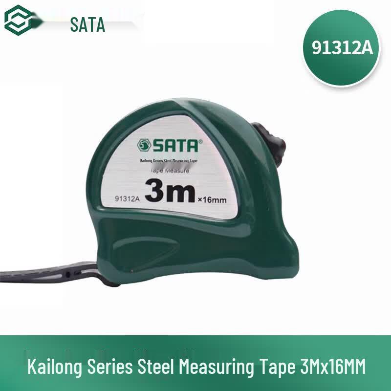SATA Kailong Series Steel Tape Measure 3m x 16mm