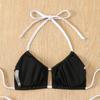 Women's All-Over Print Sexy Halter Tie Triangle Bikini Swimsuit