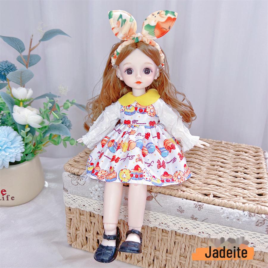 30 Cm Cute Princess Doll Set - 20 Joint BJD Girl, Perfect Birthday Gift