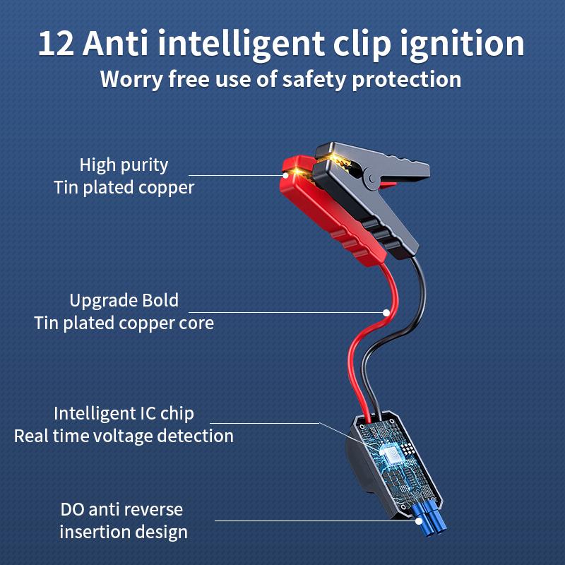 600A Car Jump Starter 8000mAh Emergency Power Bank Petrol Diesel Car Battery Charger Starting For Auto Battery Booster Start Car