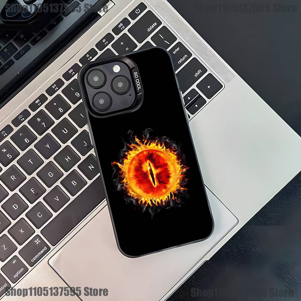 The Lord of the R-Rings Phone Case For iPhone 17,16,15,14,13,12,11,Pro,XS,Max,Plus,Mini,SE Black Candy Matte Shockproof Cover