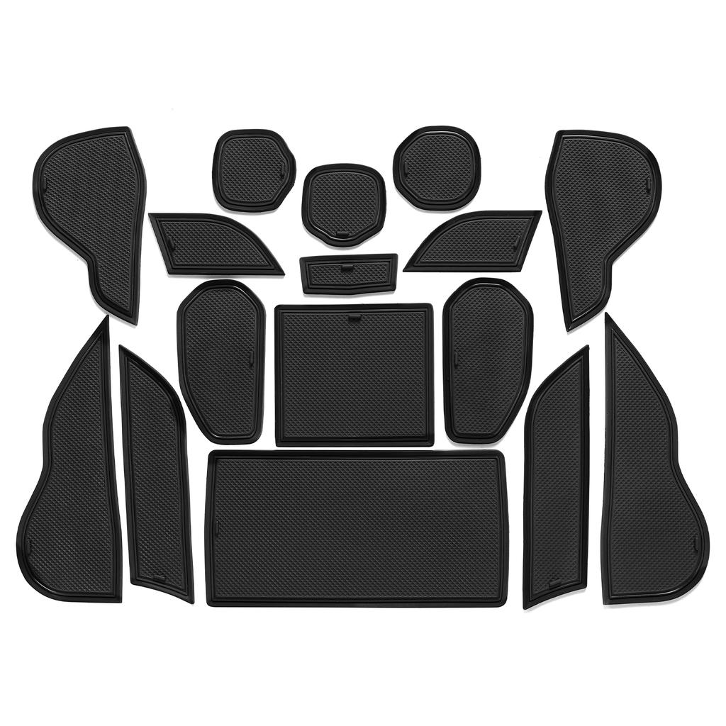 for 2023 2024 Toyota Crown Anti-Slip Gate Slot Mat Rubber Non-Slip Door Groove Pad Cup Holder Car Interior Accessories