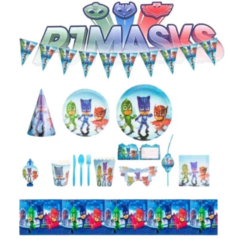 Cartoon Children's Birthday Party Disposable Tableware Set Decorations