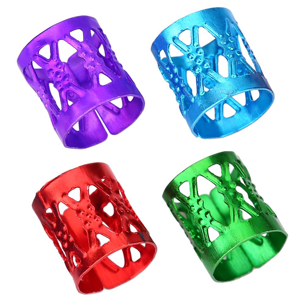 Colorful Adjustable Hair Braid Beads Rings Cuff  Hair Beauty Decoration Tools Accessories