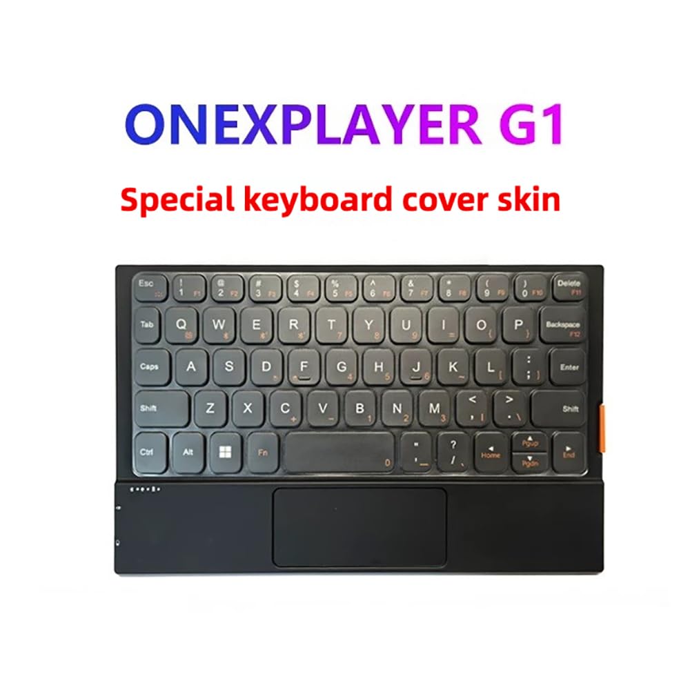 Walieoka Keyboard Protector Cover Skin for OneXPlayer G1 Silicone Waterproof and Dustproof Keyboard Protector Skin Ultra-thin