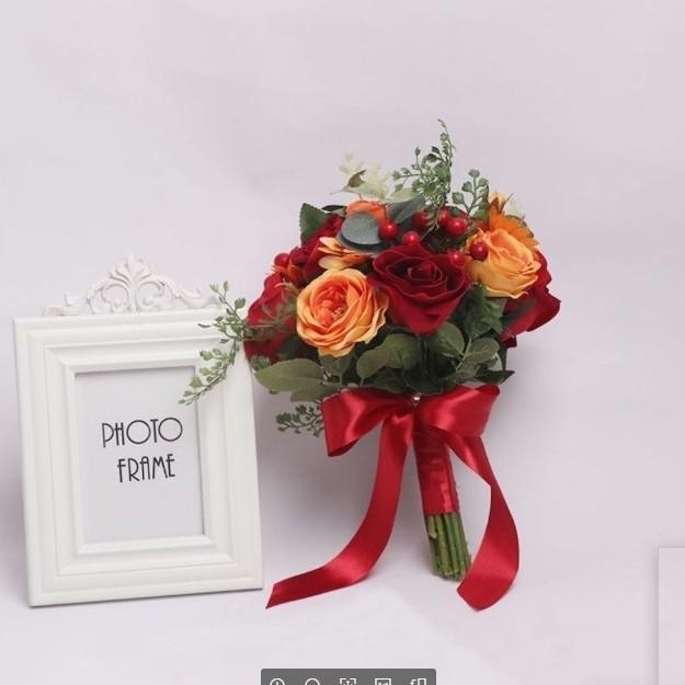 Koreanischer Waldstil Braut-Handstrauß für Hochzeit oder Foto-Requisiten