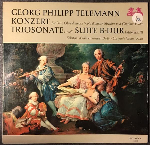 

LP Record HELMUT KOCH Konzert Fur Flote Oboe DAmore Vi 89543 Heliodor 1966 Germany Classical Used