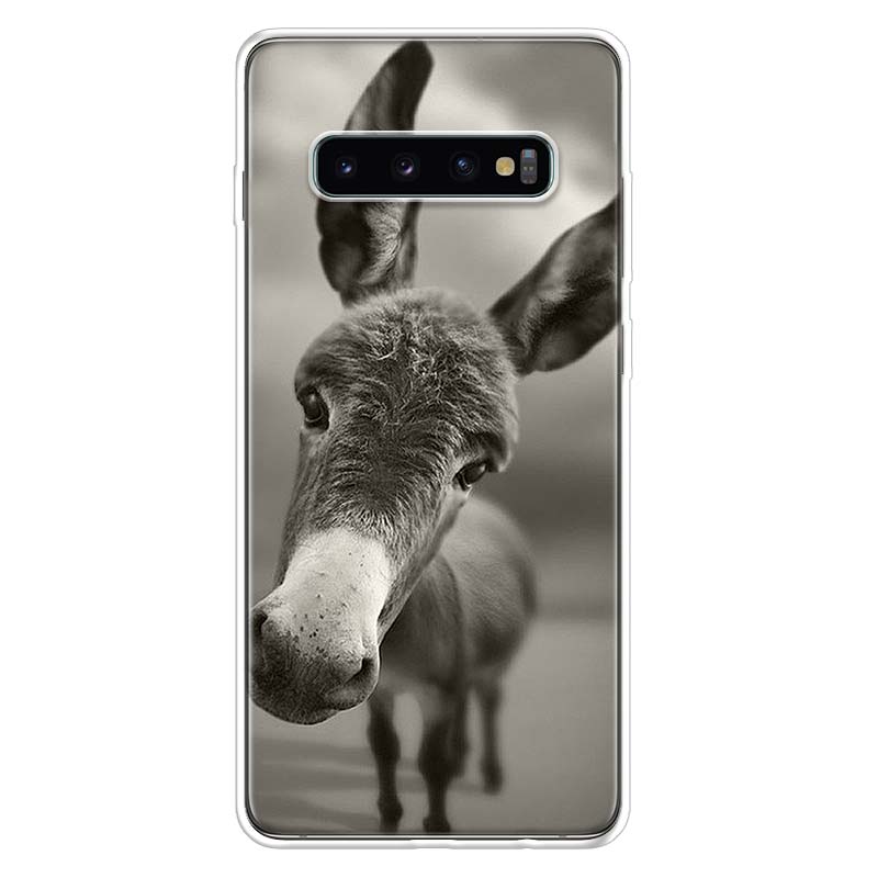 

Cute alpaca donkey Phone Case For Samsung Galaxy A52 A51 A50S A32 A22 A12 A02S A72 A71 A31 A70 A30S Note 20 Ultra 10 Plus S10 Ga Samsung A51 4G